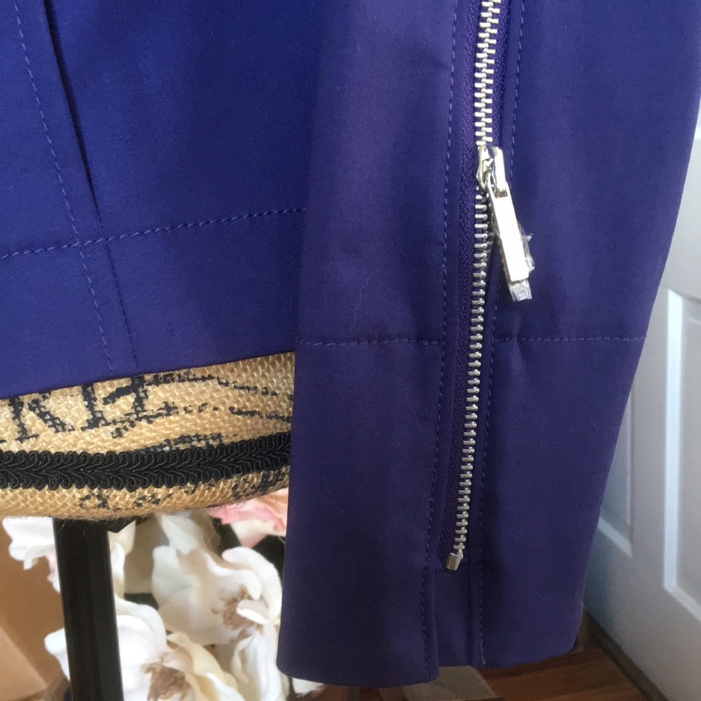 • NWT • $498 WORTH NY Purple Moon Scuba Style Jacket - Picture 8 of 16